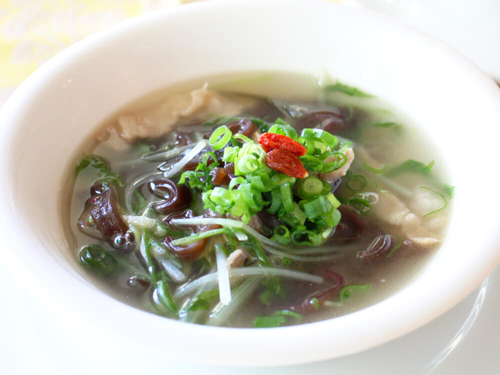 生キクラゲのスープ