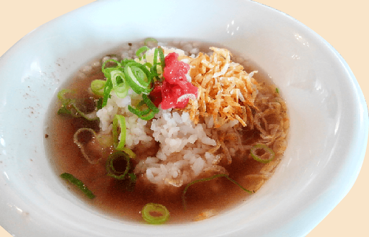 きくらげパウダーのお茶漬け